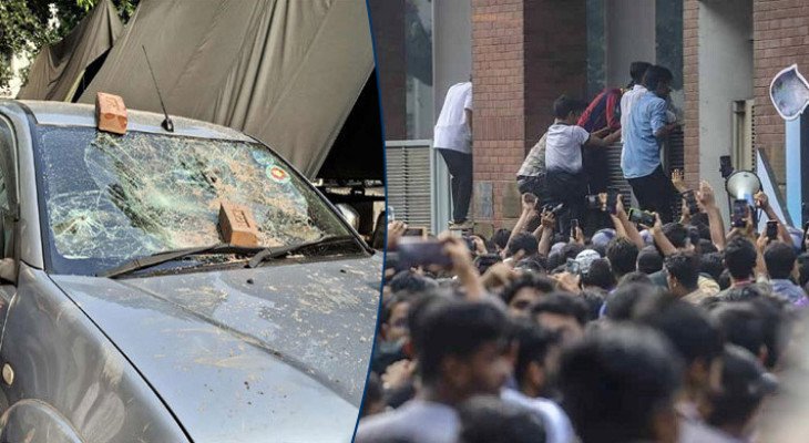 সচিবালয়ে ভাঙচুর ও হামলার ঘটনায় ১২০০ জনের বিরুদ্ধে মামলা